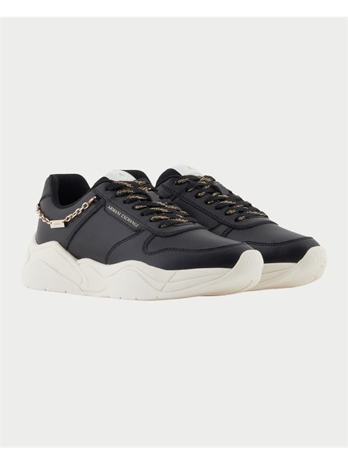 Armani Exchange women's sneakers with chain ARMANI EXCHANGE | XW001617-AF17443MC005